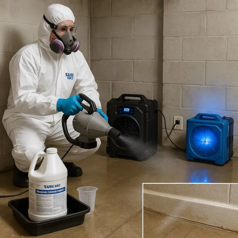 Sanitization and Odor Removal process in Caswell County, NC
